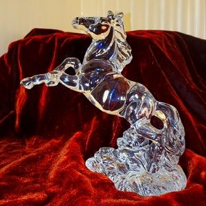 Crystal Horse Sculpture